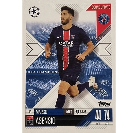 Topps Champions League EXTRA Match Attax 2024-2025 / 043 MARCO ASENSIO