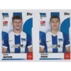 Topps Bundesliga Sticker Saison 2024/2025 / Sticker Nummer 430-431 Demme & Maza