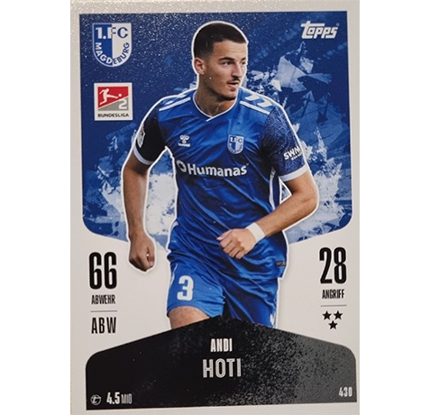 Topps Bundesliga Match Attax 2024/25 / Nr. 430 ANDI HOTI