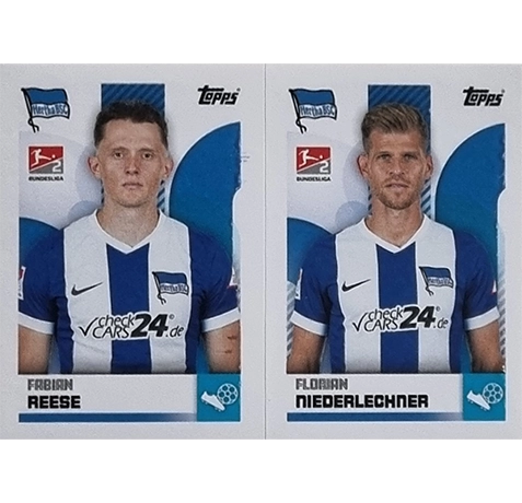 Topps Bundesliga Sticker Saison 2024/2025 / Sticker Nummer 432-433 Reese & Niederlechner