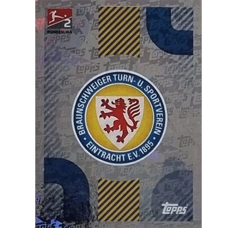 Topps Bundesliga Sticker Saison 2024/2025 / Sticker Nummer 434 Eintracht Braunschweig Logo