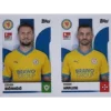 Topps Bundesliga Sticker Saison 2024/2025 / Sticker Nummer 435-436 Bicakcic & Krauße