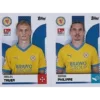 Topps Bundesliga Sticker Saison 2024/2025 / Sticker Nummer 437-438 Tauer & Philippe