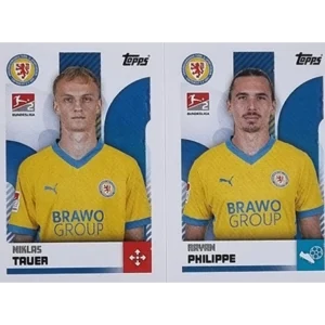 Topps Bundesliga Sticker Saison 2024/2025 / Sticker Nummer 437-438 Tauer & Philippe
