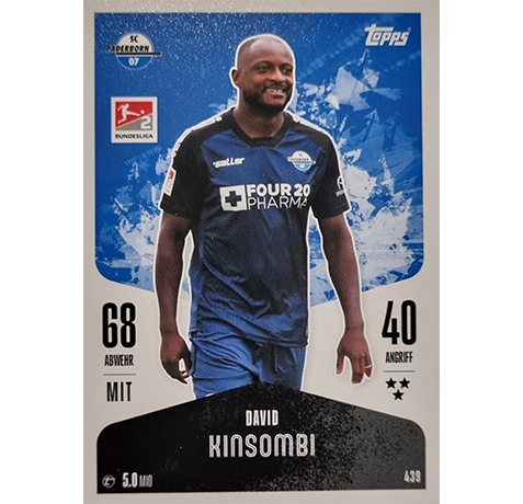 Topps Bundesliga Match Attax 2024/25 / Nr. 439 DAVID KINSOMBI