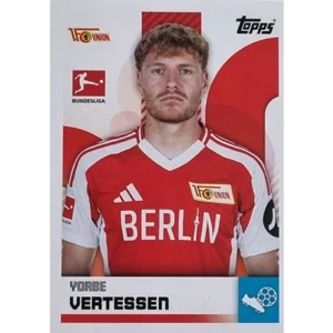 Topps Bundesliga Sticker Saison 2024/2025 / Sticker Nummer 044 Yorbe Vertessen