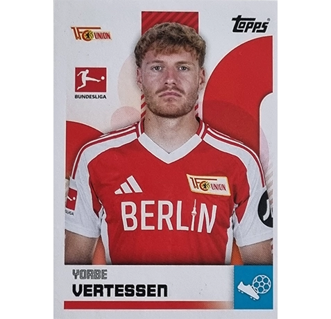 Topps Bundesliga Sticker Saison 2024/2025 / Sticker Nummer 044 Yorbe Vertessen