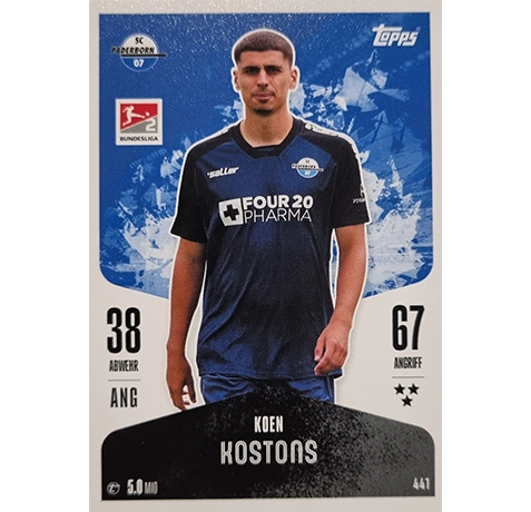 Topps Bundesliga Match Attax 2024/25 / Nr. 441 KOEN KOSTONS