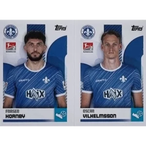 Topps Bundesliga Sticker Saison 2024/2025 / Sticker Nummer 442-443 Hornby & Vilhelmsson
