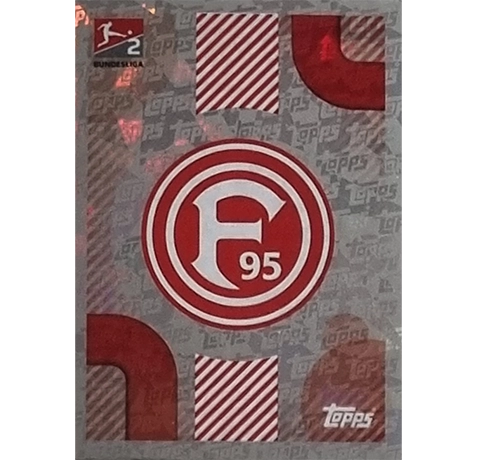 Topps Bundesliga Sticker Saison 2024/2025 / Sticker Nummer 444 Fortuna Düsseldorf Logo