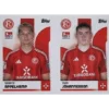 Topps Bundesliga Sticker Saison 2024/2025 / Sticker Nummer 447-448 Appelkamp & Johannesson