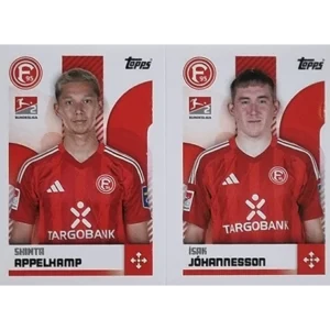 Topps Bundesliga Sticker Saison 2024/2025 / Sticker Nummer 447-448 Appelkamp & Johannesson
