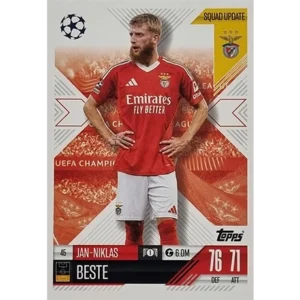 Topps Champions League EXTRA Match Attax 2024-2025 / 045 JAN-NIKLAS BESTE