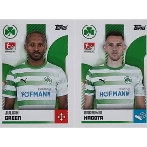 Topps Bundesliga Sticker Saison 2024/2025 / Sticker Nummer 457-458 Green & Hrgoto