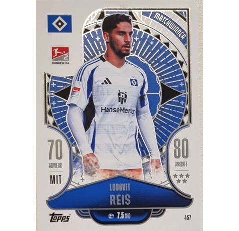 Topps Bundesliga Match Attax 2024/25 / Nr. 457 LUDOVIT REIS / MATCHWINNER