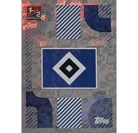 Topps Bundesliga Sticker Saison 2024/2025 / Sticker Nummer 459 Hamburger SV Logo