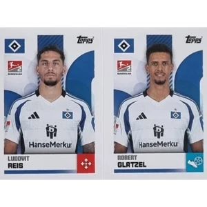 Topps Bundesliga Sticker Saison 2024/2025 / Sticker Nummer 462-463 Reis & Glatzel