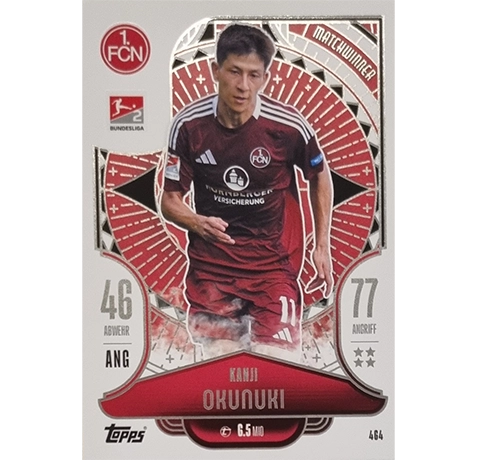 Topps Bundesliga Match Attax 2024/25 / Nr. 464 KANJI OKUNUKI / MATCHWINNER