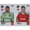 Topps Bundesliga Sticker Saison 2024/2025 / Sticker Nummer 465-466 Zieler & Leopold