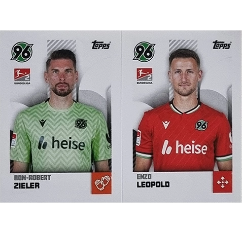 Topps Bundesliga Sticker Saison 2024/2025 / Sticker Nummer 465-466 Zieler & Leopold