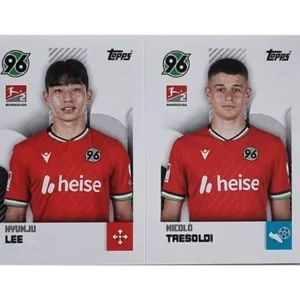 Topps Bundesliga Sticker Saison 2024/2025 / Sticker Nummer 467-468 Lee & Tresoldi
