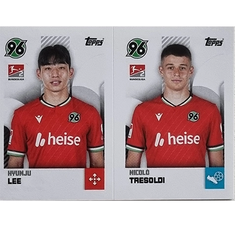 Topps Bundesliga Sticker Saison 2024/2025 / Sticker Nummer 467-468 Lee & Tresoldi