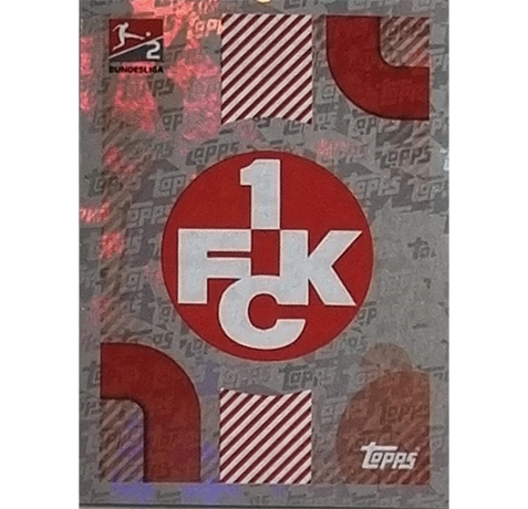 Topps Bundesliga Sticker Saison 2024/2025 / Sticker Nummer 469 1. FC Kaiserslautern Logo