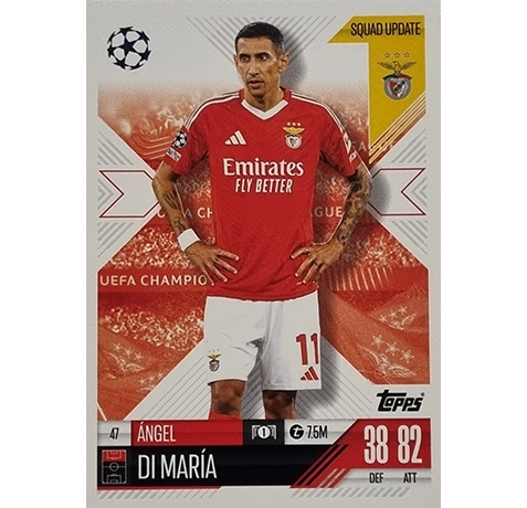 Topps Champions League EXTRA Match Attax 2024-2025 / 047 ANGEL DI MARIA