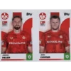 Topps Bundesliga Sticker Saison 2024/2025 / Sticker Nummer 470-471 Heuer & Zimmer