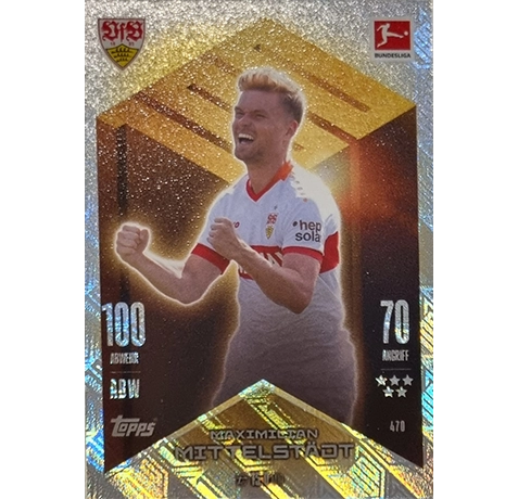 Topps Bundesliga Match Attax 2024/25 / Nr. 470 MAXIMILIAN MITTELSTÄDT / CLUB 100