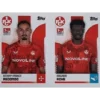 Topps Bundesliga Sticker Saison 2024/2025 / Sticker Nummer 472-473 Redondo & Ache