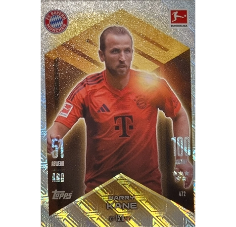 Topps Bundesliga Match Attax 2024/25 / Nr. 472 HARRY KANE / CLUB 100