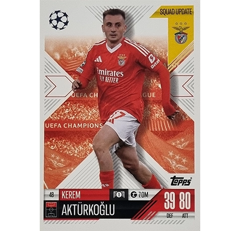 Topps Champions League EXTRA Match Attax 2024-2025 / 048 KEREM AKTÜRKOGLU