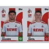 Topps Bundesliga Sticker Saison 2024/2025 / Sticker Nummer 480-481 Finkgräfe & Martel