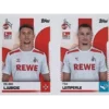 Topps Bundesliga Sticker Saison 2024/2025 / Sticker Nummer 482-483 Ljubibic & Lemperle