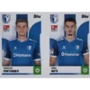 Topps Bundesliga Sticker Saison 2024/2025 / Sticker Nummer 485-486 Mathisen & Hoti