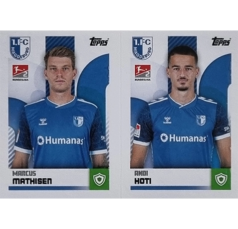 Topps Bundesliga Sticker Saison 2024/2025 / Sticker Nummer 485-486 Mathisen & Hoti