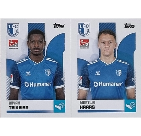 Topps Bundesliga Sticker Saison 2024/2025 / Sticker Nummer 487-488 Teixeira & Kaars