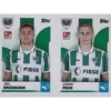 Topps Bundesliga Sticker Saison 2024/2025 / Sticker Nummer 492-493 Grodowski & Mees