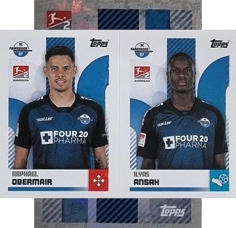 Topps Bundesliga Sticker Saison 2024/2025 / Sticker Nummer 500-501 Boevink & Hoffmeier
