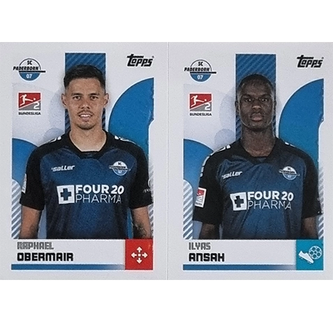 Topps Bundesliga Sticker Saison 2024/2025 / Sticker Nummer 502-503 Obermaier & Ansah