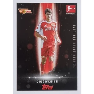 Topps Bundesliga Sticker Saison 2024/2025 / Sticker Nummer 051 Diogo Leite / Spieler unter der Lupe