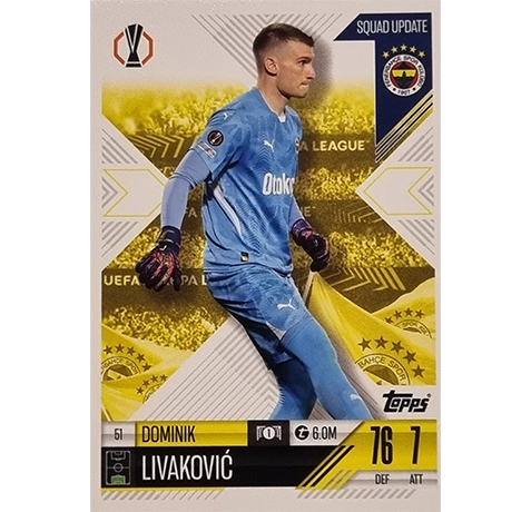 Topps Champions League EXTRA Match Attax 2024-2025 / 051 DOMINIK LIVAKOVIC