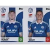 Topps Bundesliga Sticker Saison 2024/2025 / Sticker Nummer 510-511 Murkin & Seguin