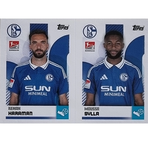 Topps Bundesliga Sticker Saison 2024/2025 / Sticker Nummer 512-513 Karaman & Sylla