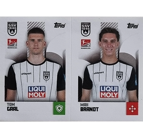 Topps Bundesliga Sticker Saison 2024/2025 / Sticker Nummer 515-516 Gaal & Brandt