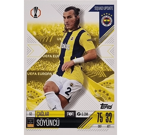 Topps Champions League EXTRA Match Attax 2024-2025 / 052 CAGLAR SÖYÜNCÜ