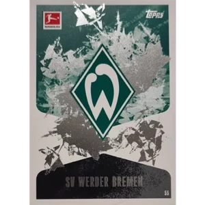 Topps Bundesliga Match Attax 2024/25 / Nr. 055 SV WERDER BREMEN / CLUB LOGO