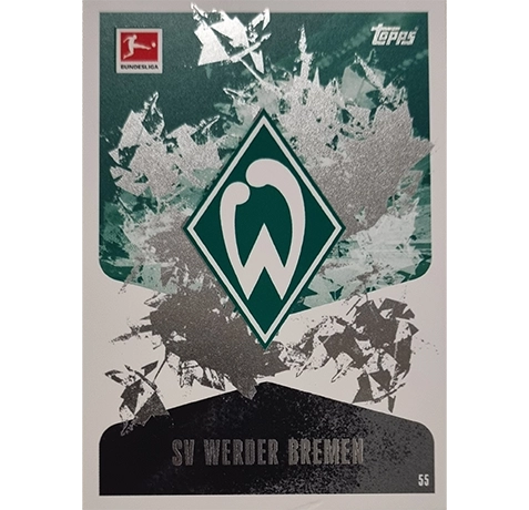 Topps Bundesliga Match Attax 2024/25 / Nr. 055 SV WERDER BREMEN / CLUB LOGO