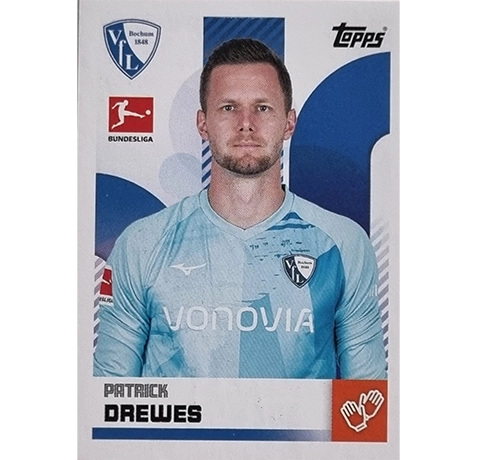 Topps Bundesliga Sticker Saison 2024/2025 / Sticker Nummer 056 Patrick Drewes